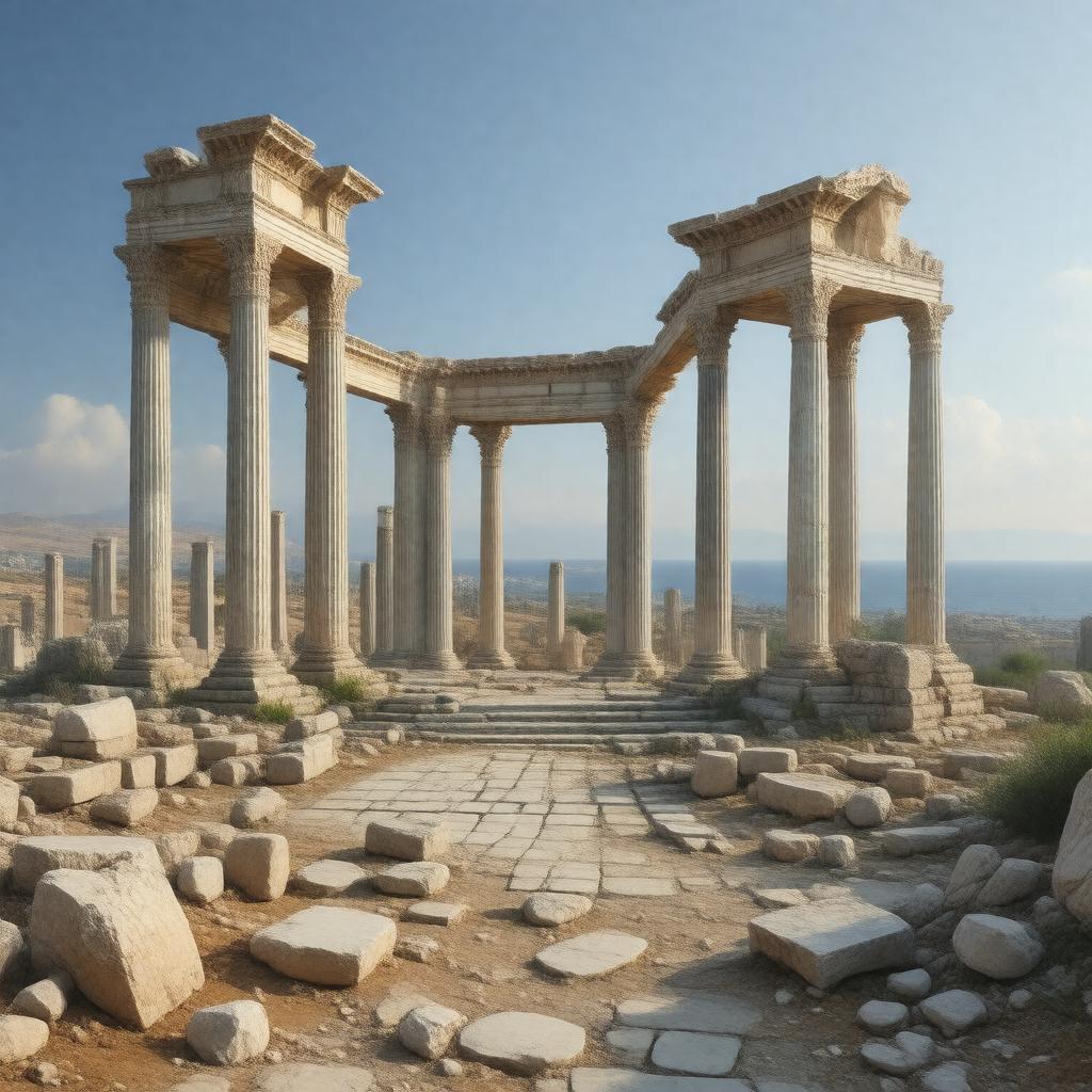 AI-created image of Leptis Magna