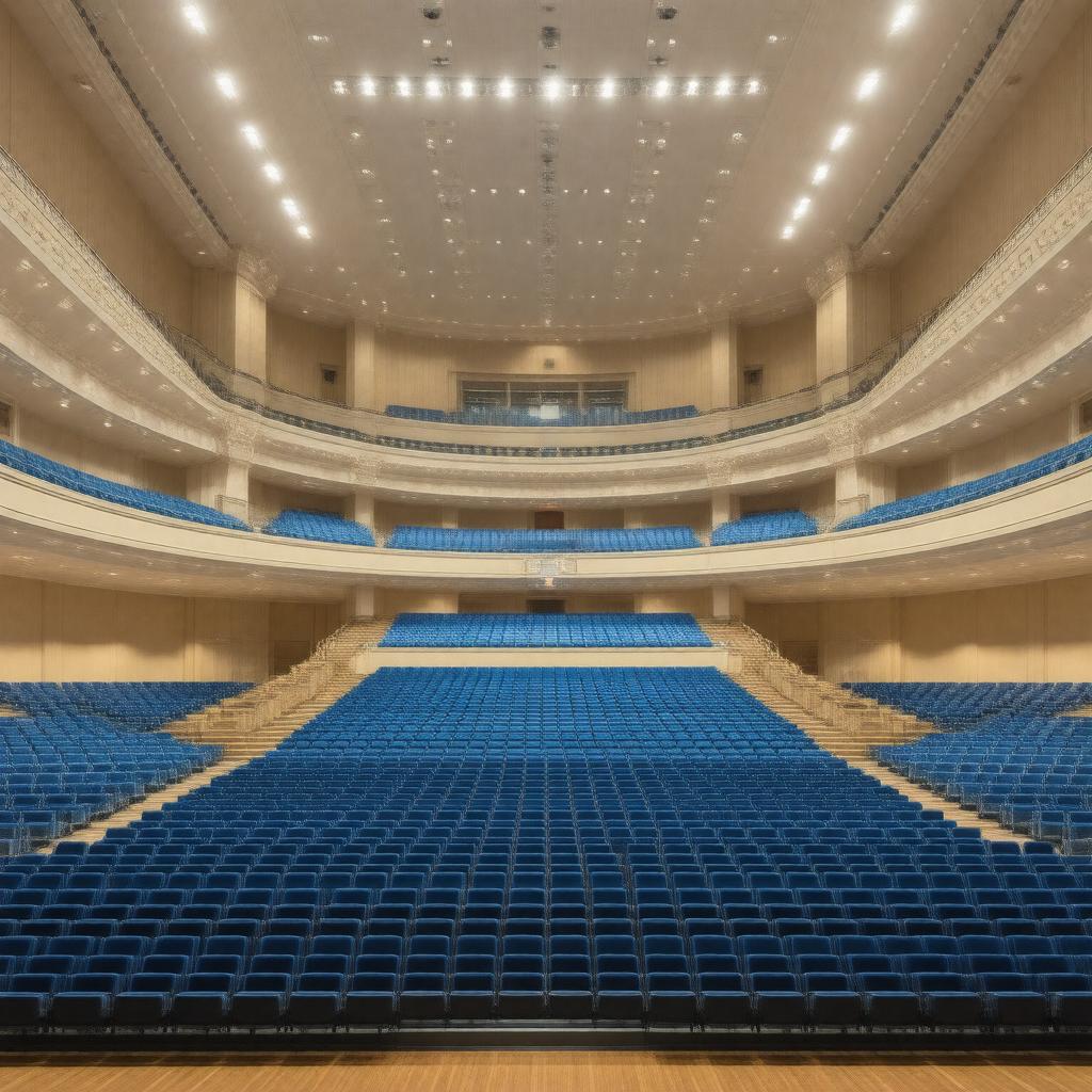 AI-created image of Lerner Hall Auditorium