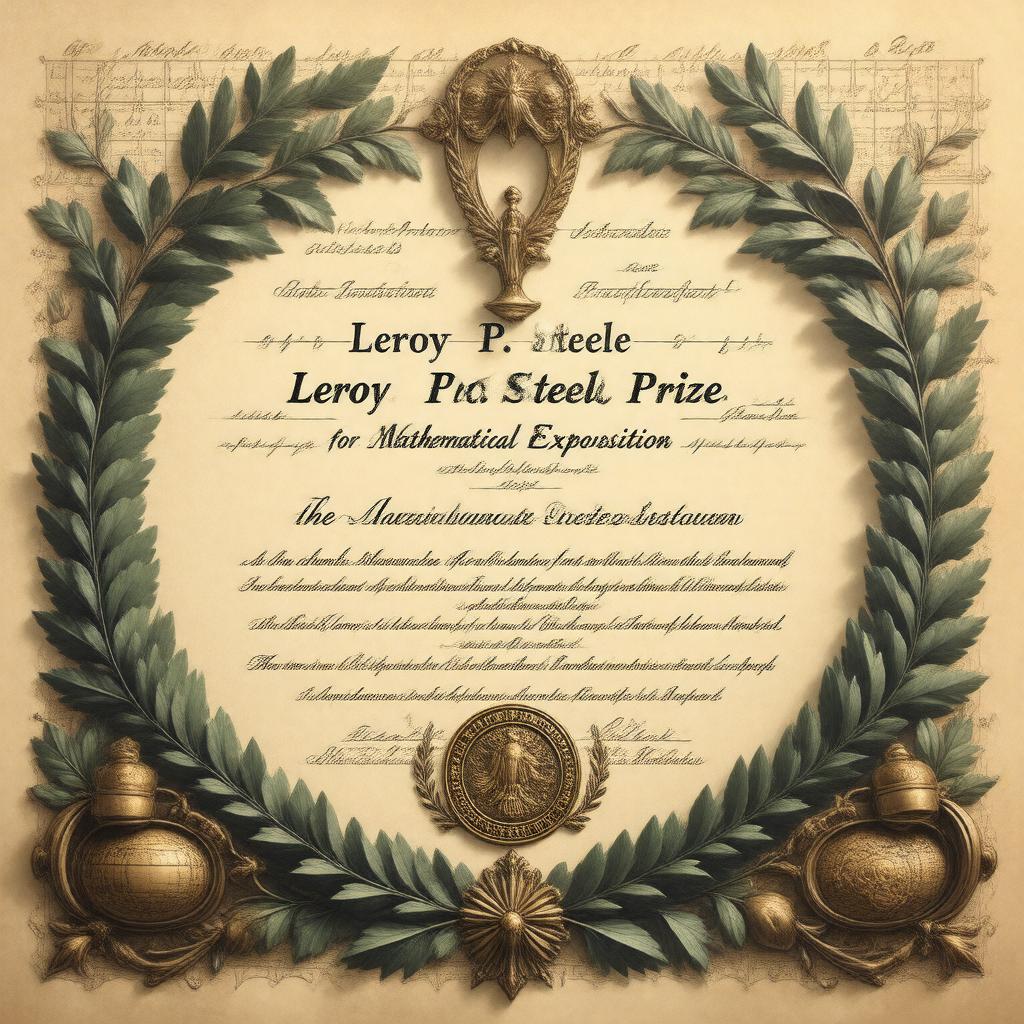 AI-created image of Leroy P. Steele Prize for Mathematical Exposition