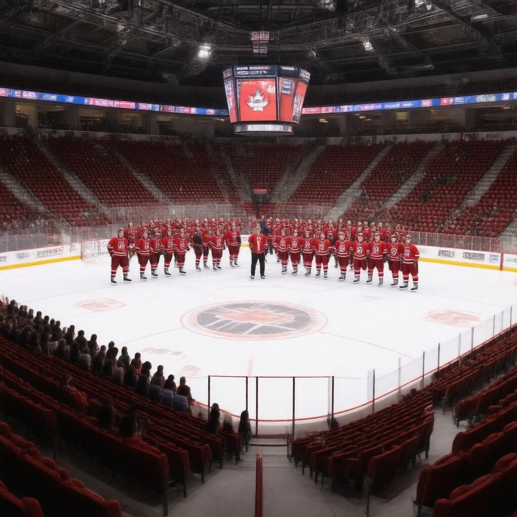 AI-created image of Les Canadiennes de Montreal