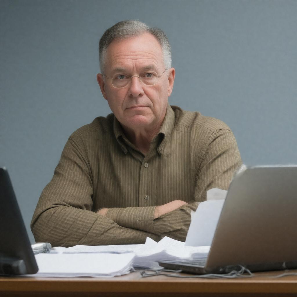 AI-created image of Les Carpenter