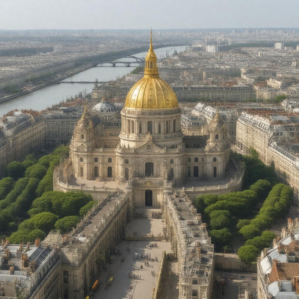 AI-created image of Les Invalides