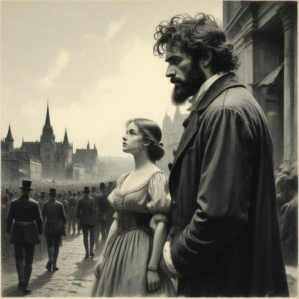 AI-created image of Les Misérables