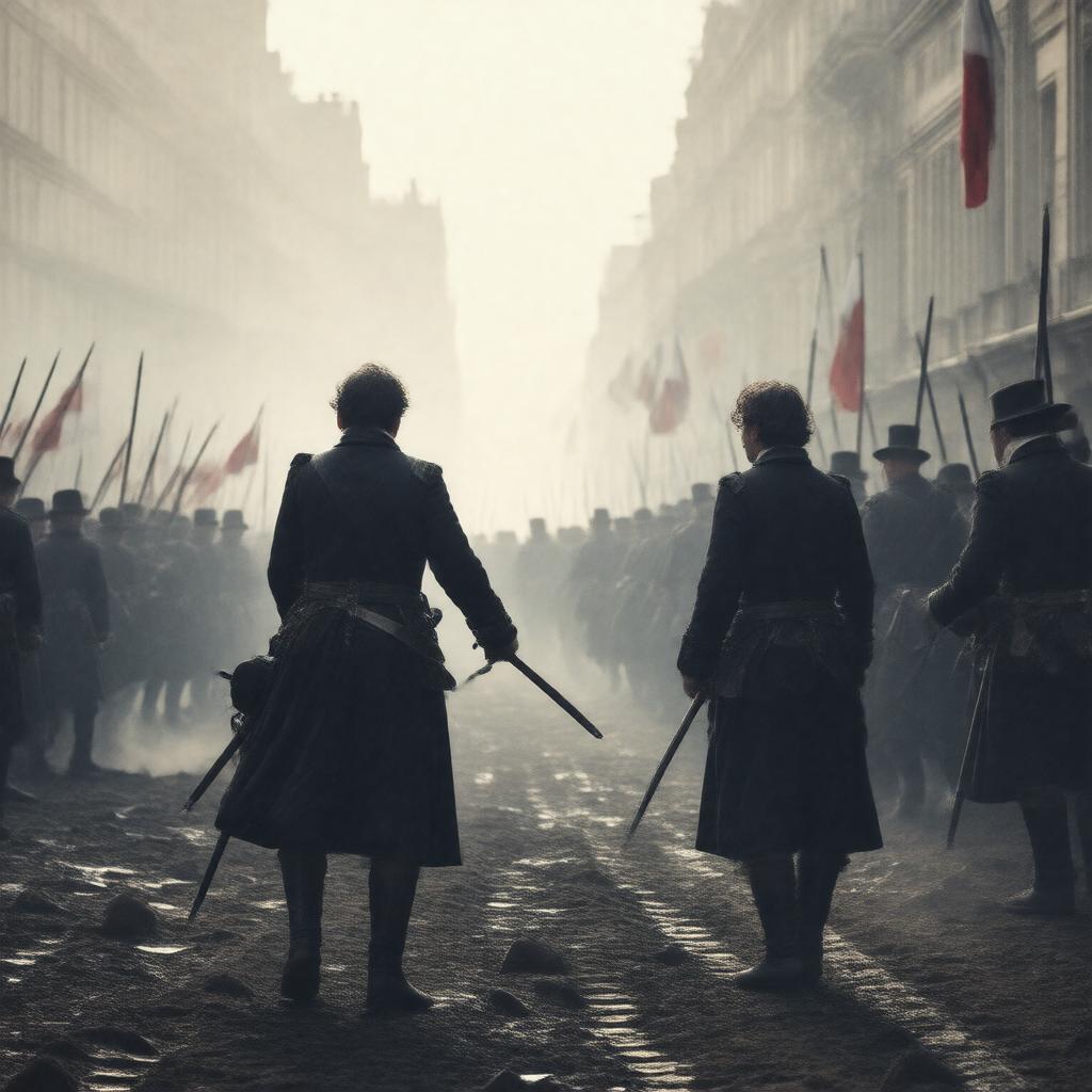 AI-created image of Les Misérables (2012 film)