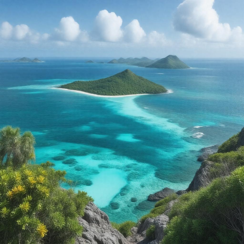 AI-created image of Les Saintes