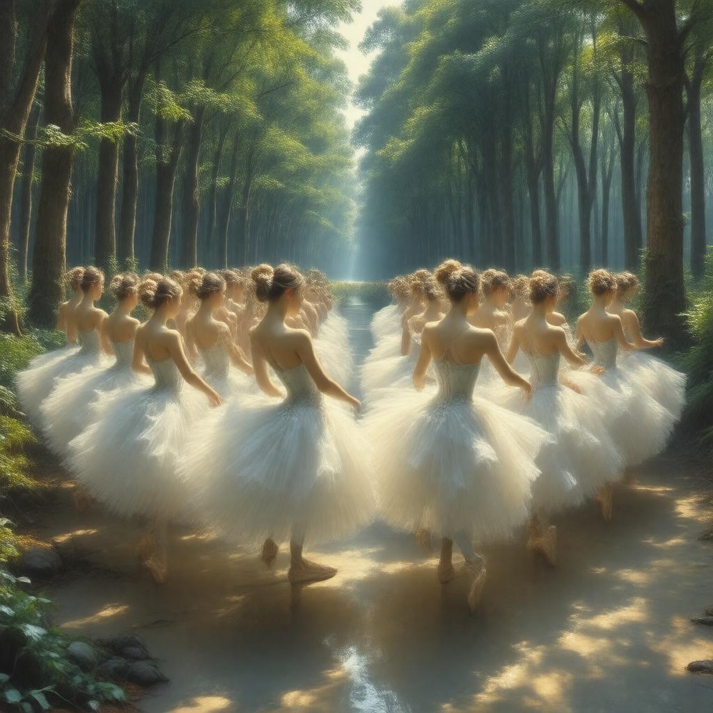 AI-created image of Les Sylphides (ballet)