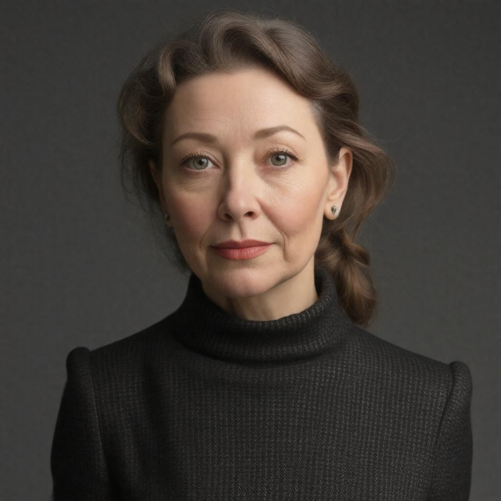 AI-created image of Lesley Manville