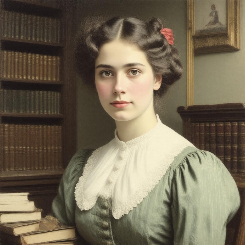 AI-created image of Lesley de Sélincourt