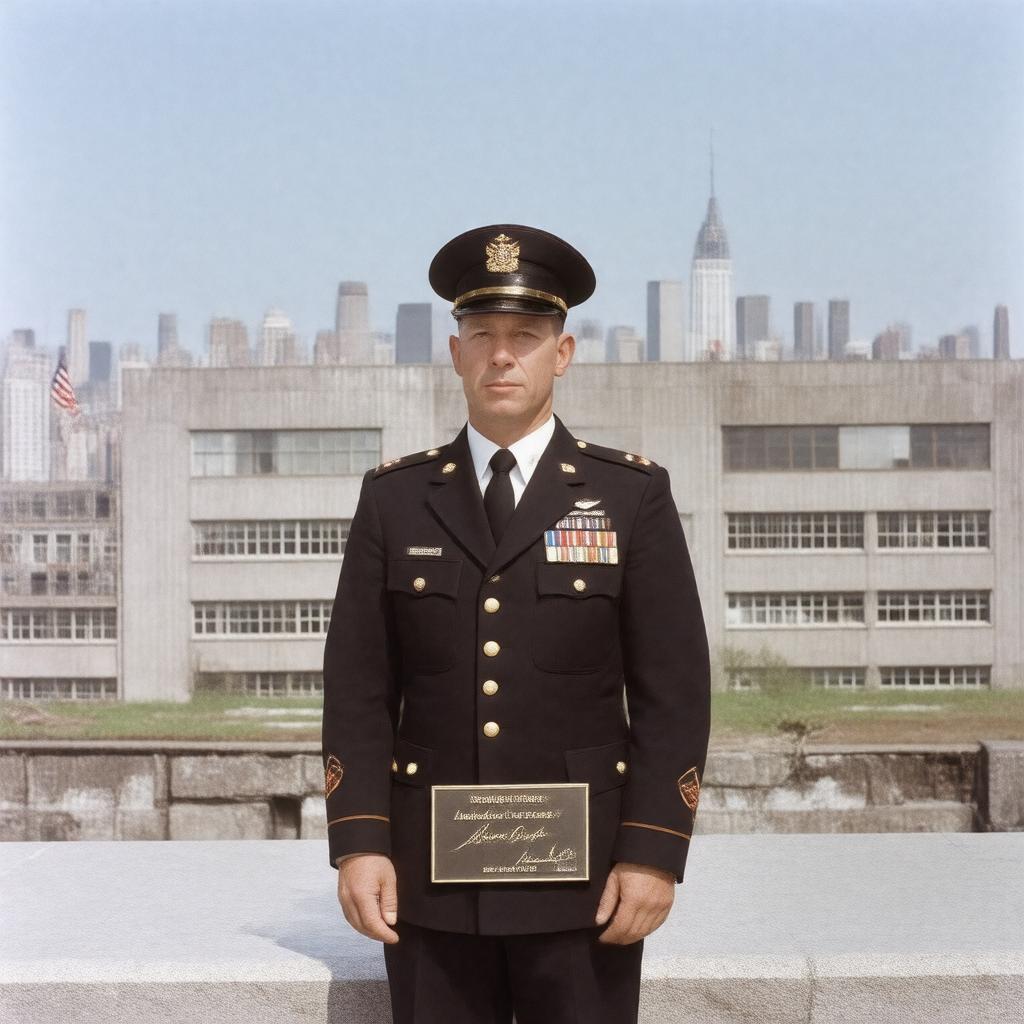 AI-created image of Leslie Groves