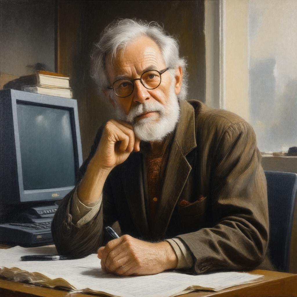AI-created image of Leslie Lamport
