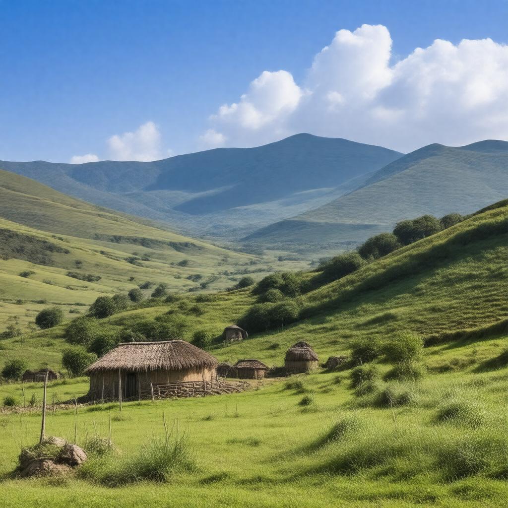 AI-created image of Lesotho
