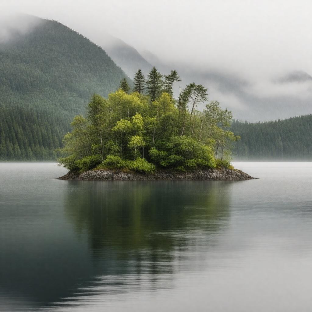 AI-created image of Lester Island