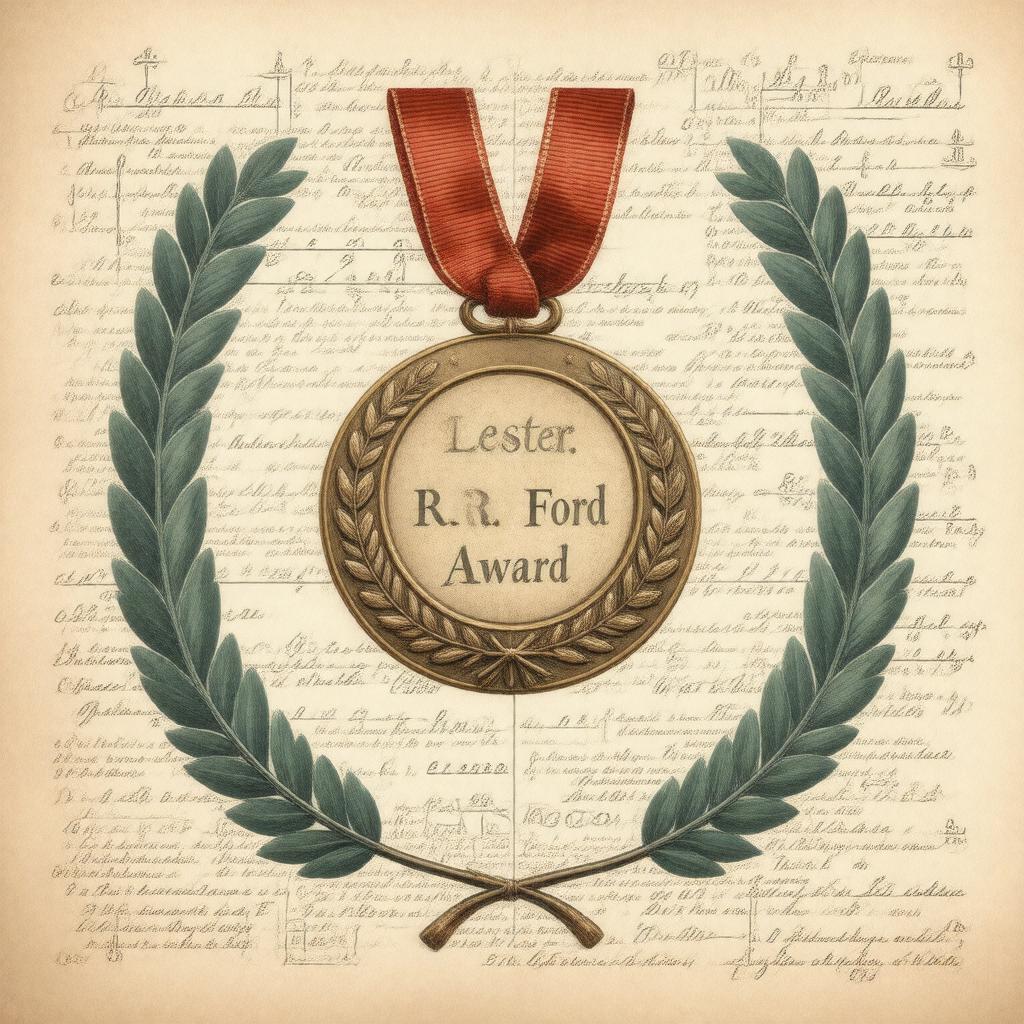 Click to view larger image AI-created image of Lester R. Ford Award