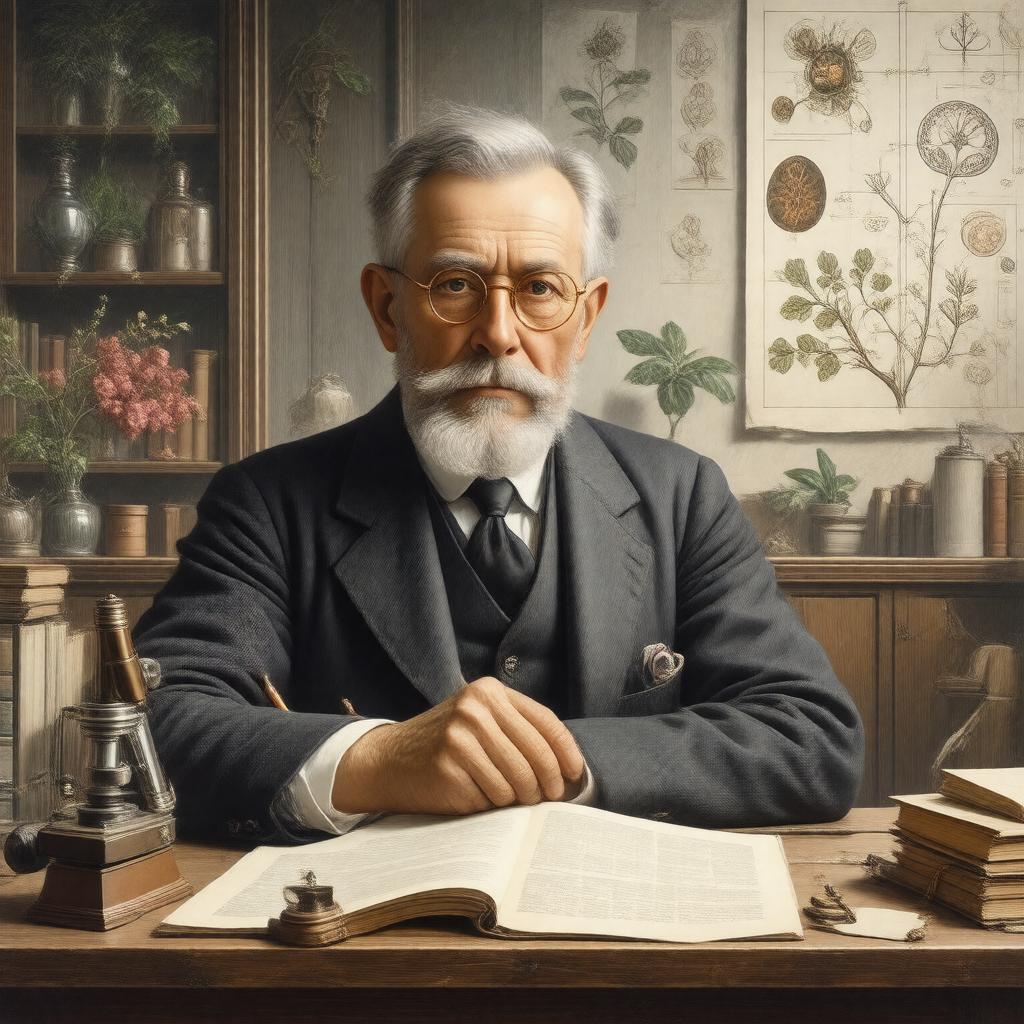 AI-created image of Lester W. Sharp