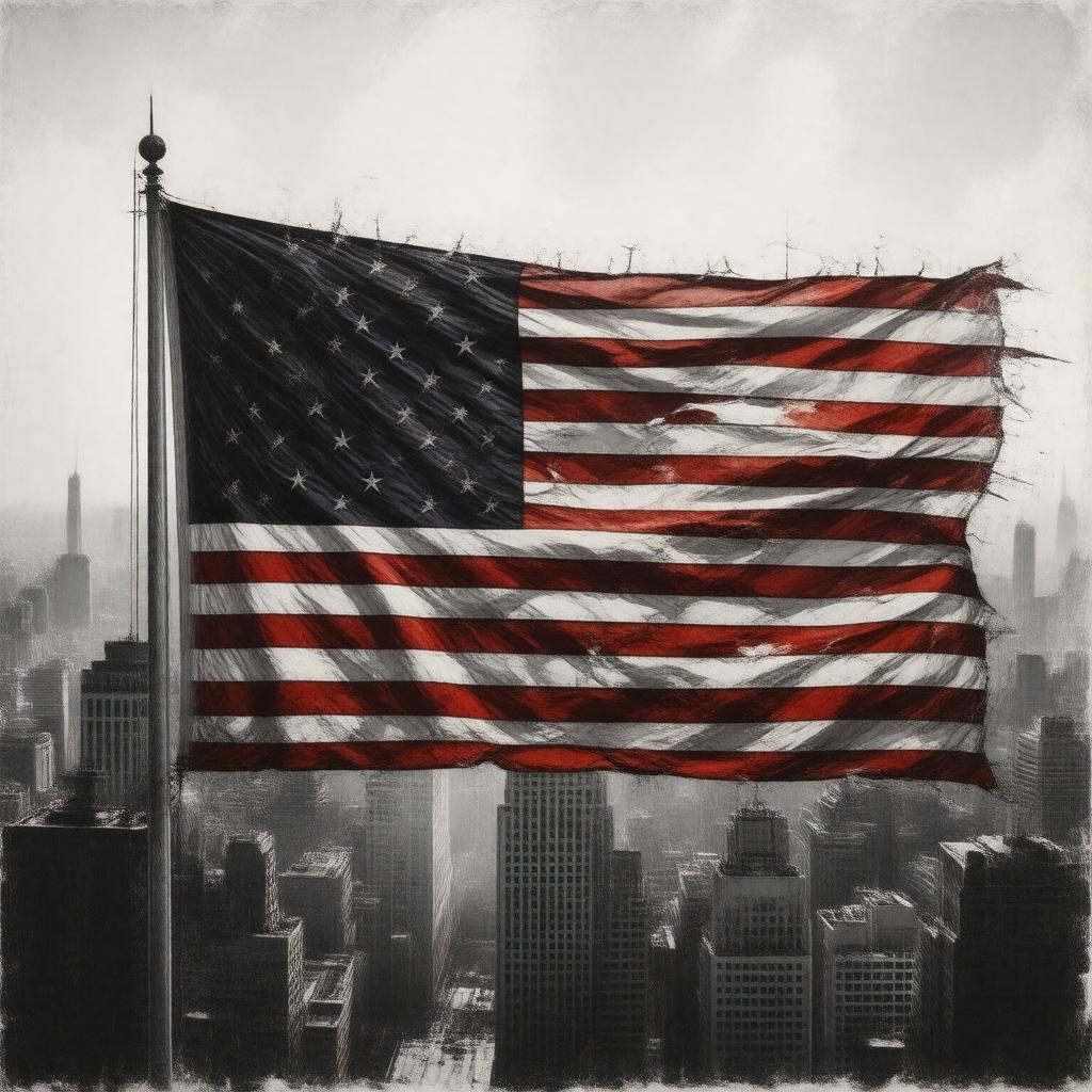 Click to view larger image AI-created image of Let America Be America Again