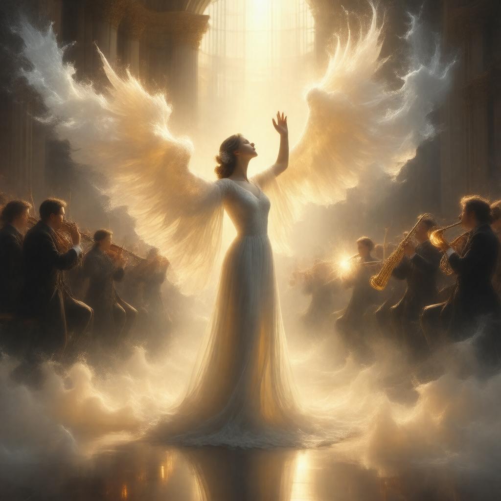 AI-created image of Let the Bright Seraphim