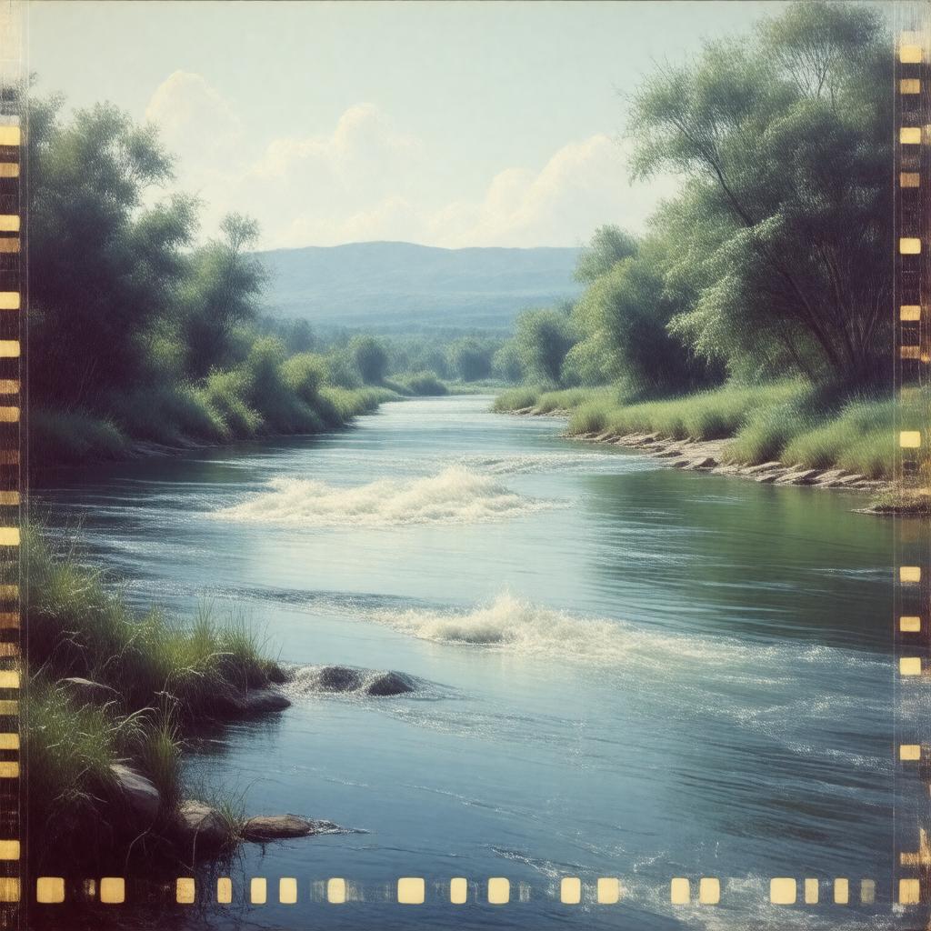 AI-created image of Let the River Run