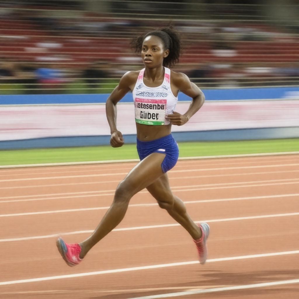 AI-created image of Letesenbet Gidey