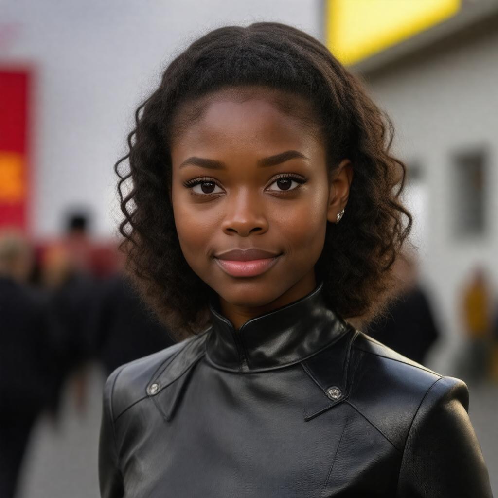 AI-created image of Letitia Wright