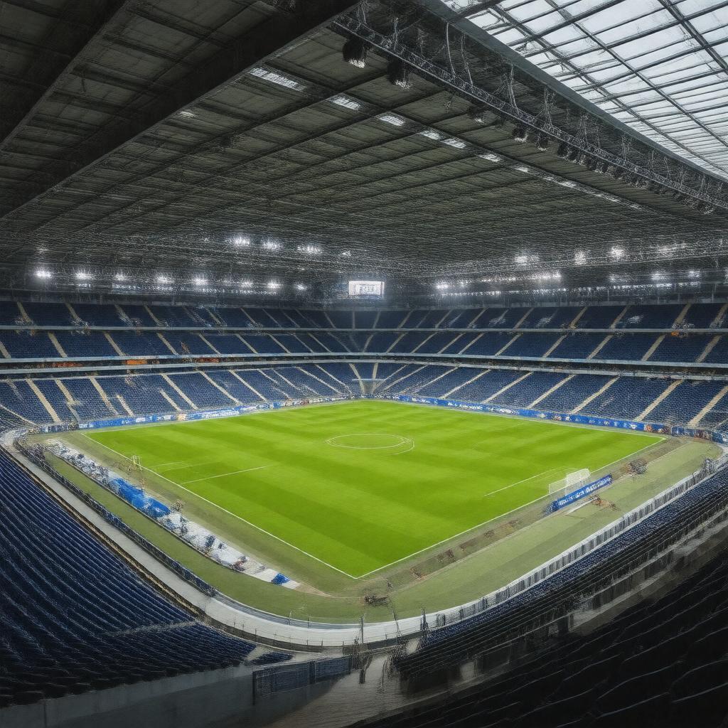 AI-created image of Letzigrund Stadium, Zurich