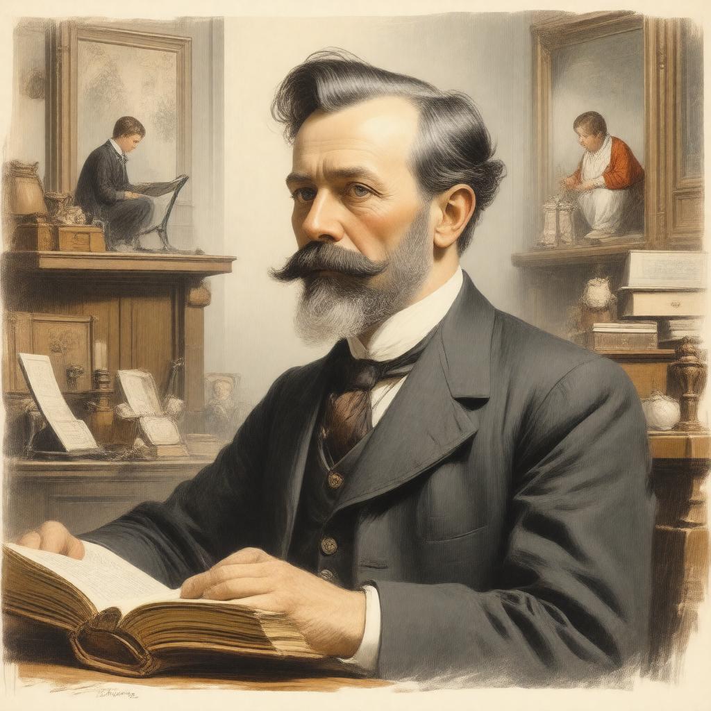 AI-created image of Lewis Ernest Watts Mills