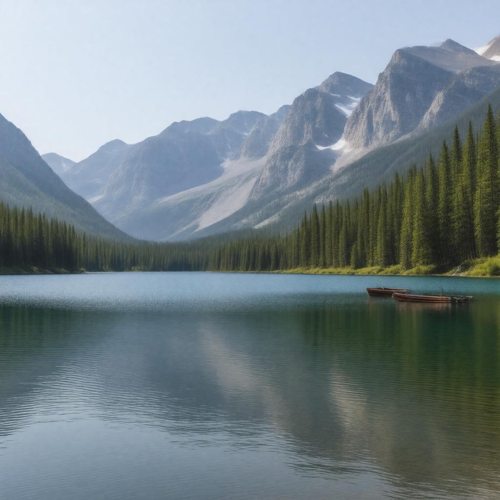AI-created image of Lewis Lake