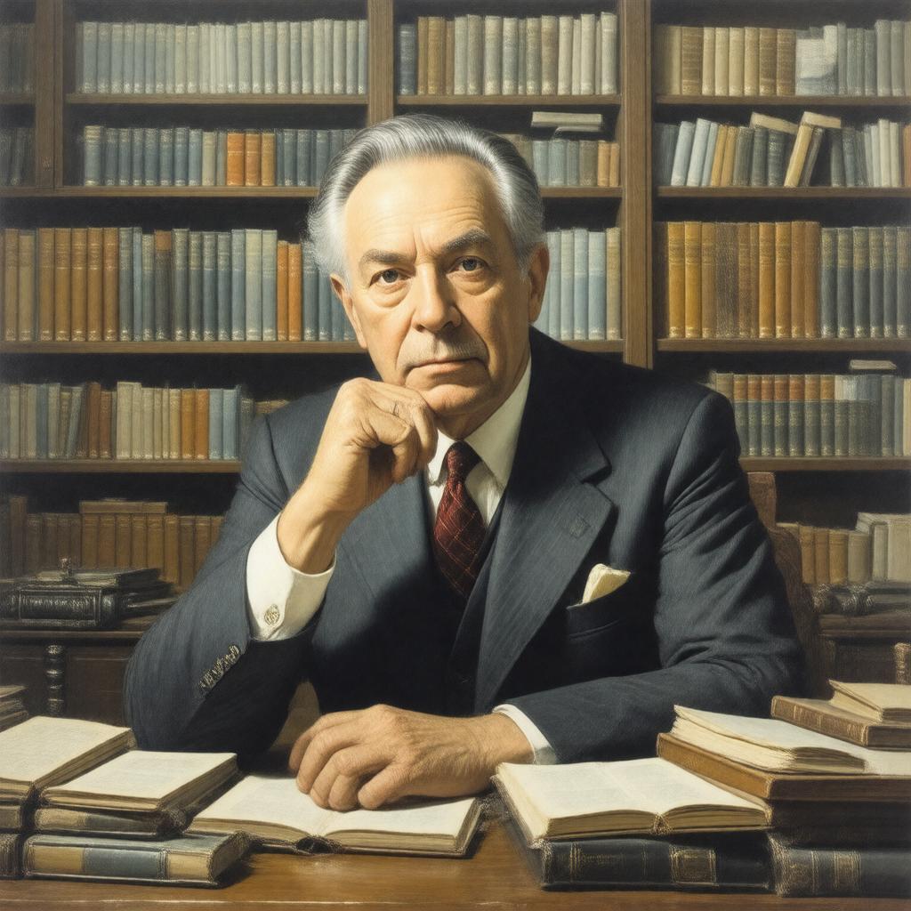 AI-created image of Lewis Mumford