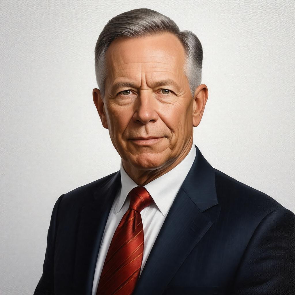 Click to view larger image AI-created image of Lewis Platt