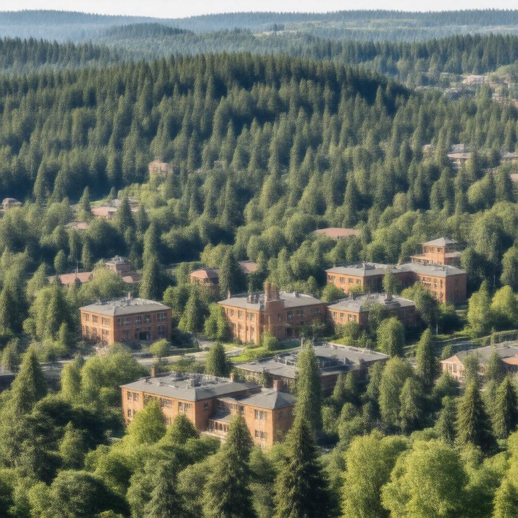 AI-created image of Lewis & Clark College