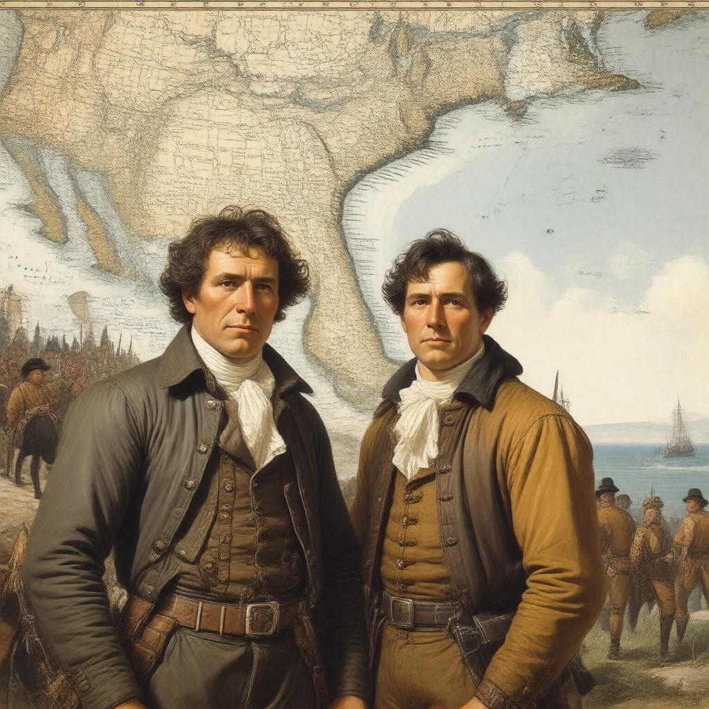 AI-created image of Lewis and Clark