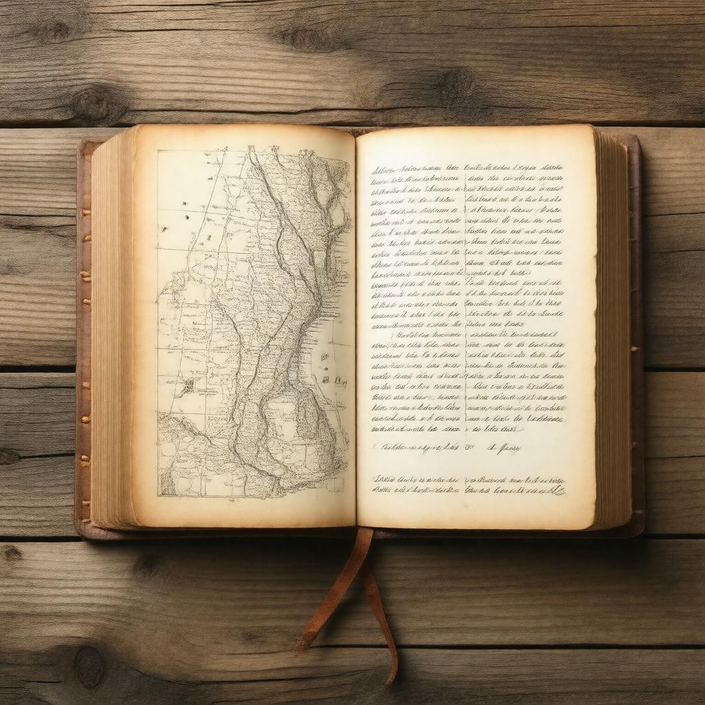 AI-created image of Lewis and Clark journals