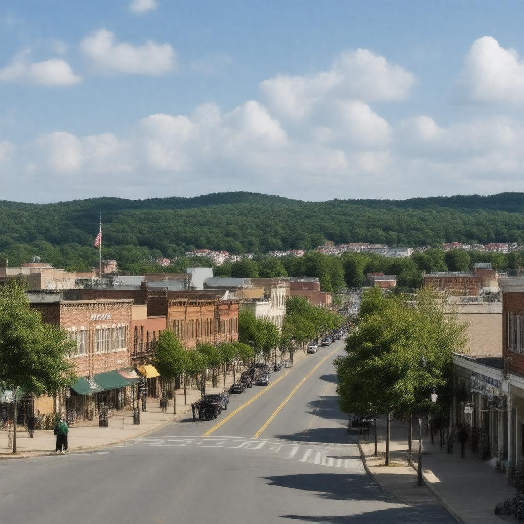 AI-created image of Lewisburg, Tennessee, United States