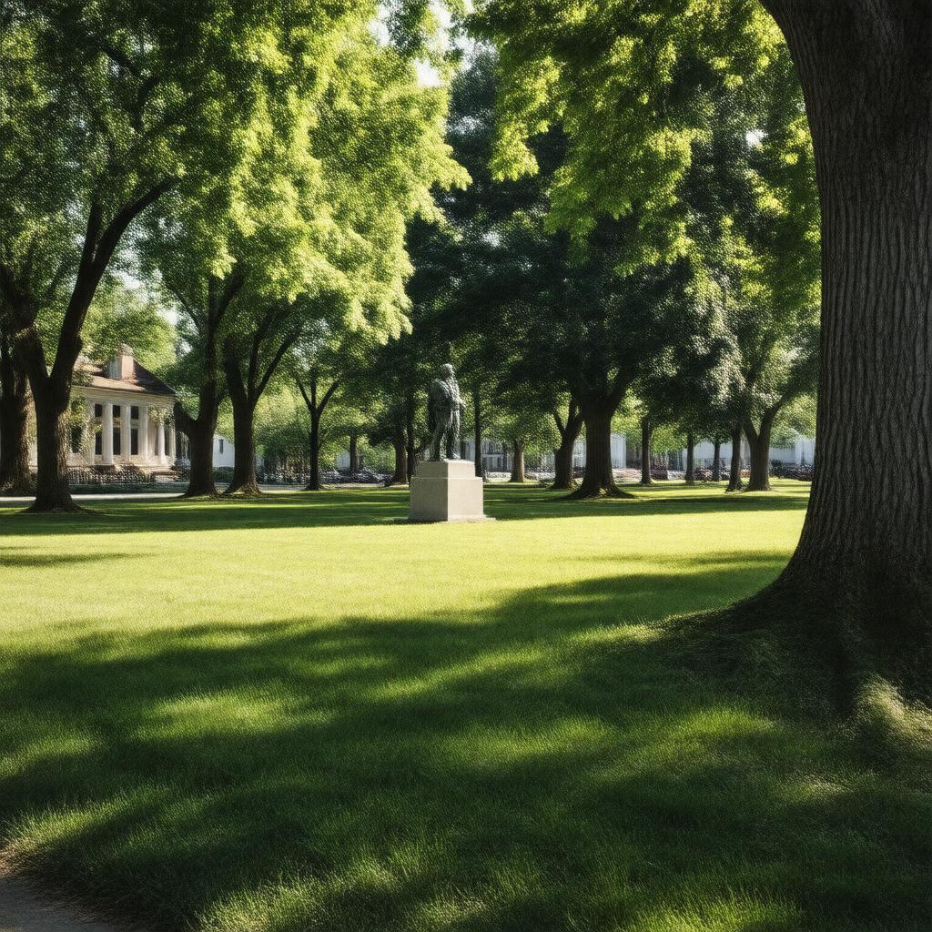 AI-created image of Lexington Common