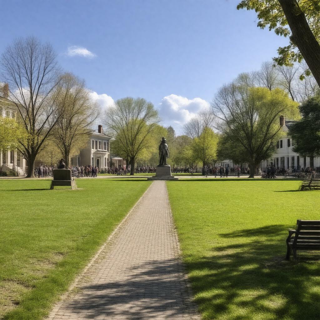 Click to view larger image AI-created image of Lexington Green