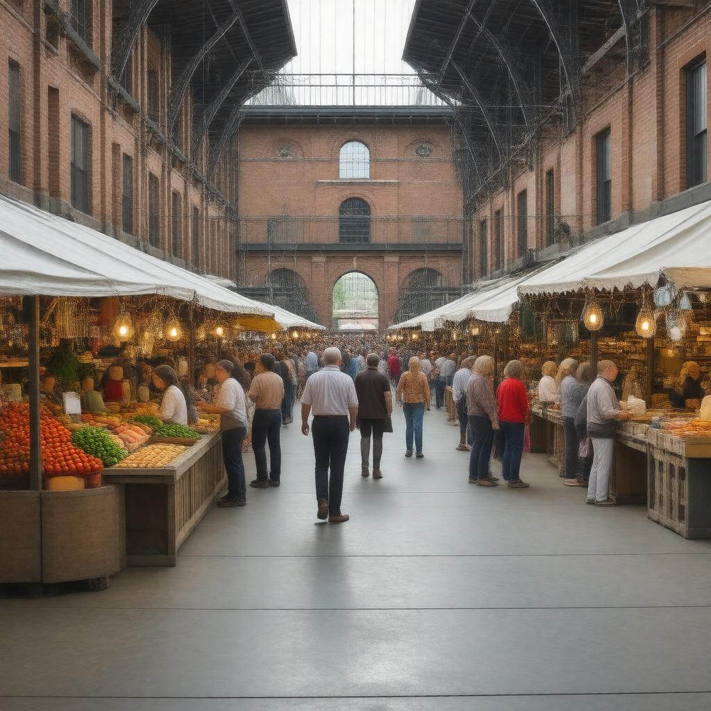 Click to view larger image AI-created image of Lexington Market