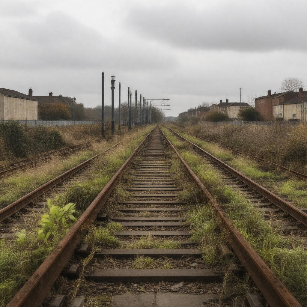 AI-created image of Leytonstone High Road Sidings