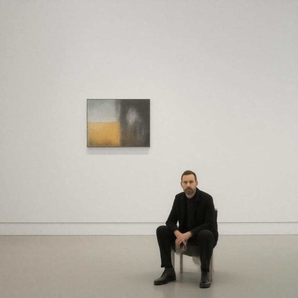 AI-created image of Liam Gillick