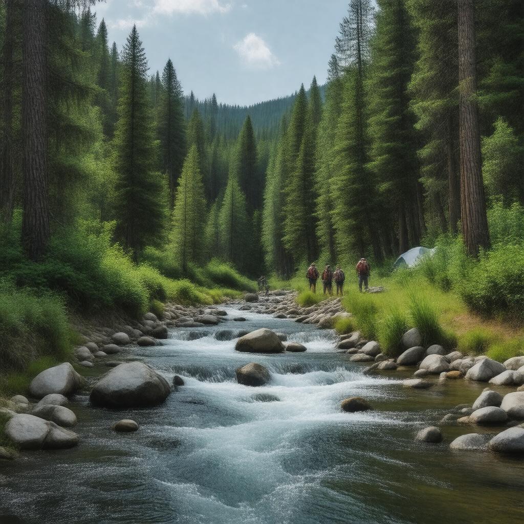 AI-created image of Libby Creek