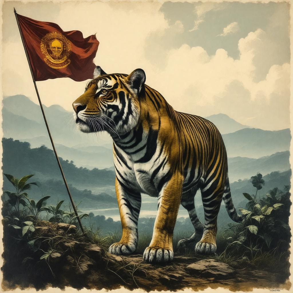 AI-created image of Liberation Tigers of Tamil Eelam