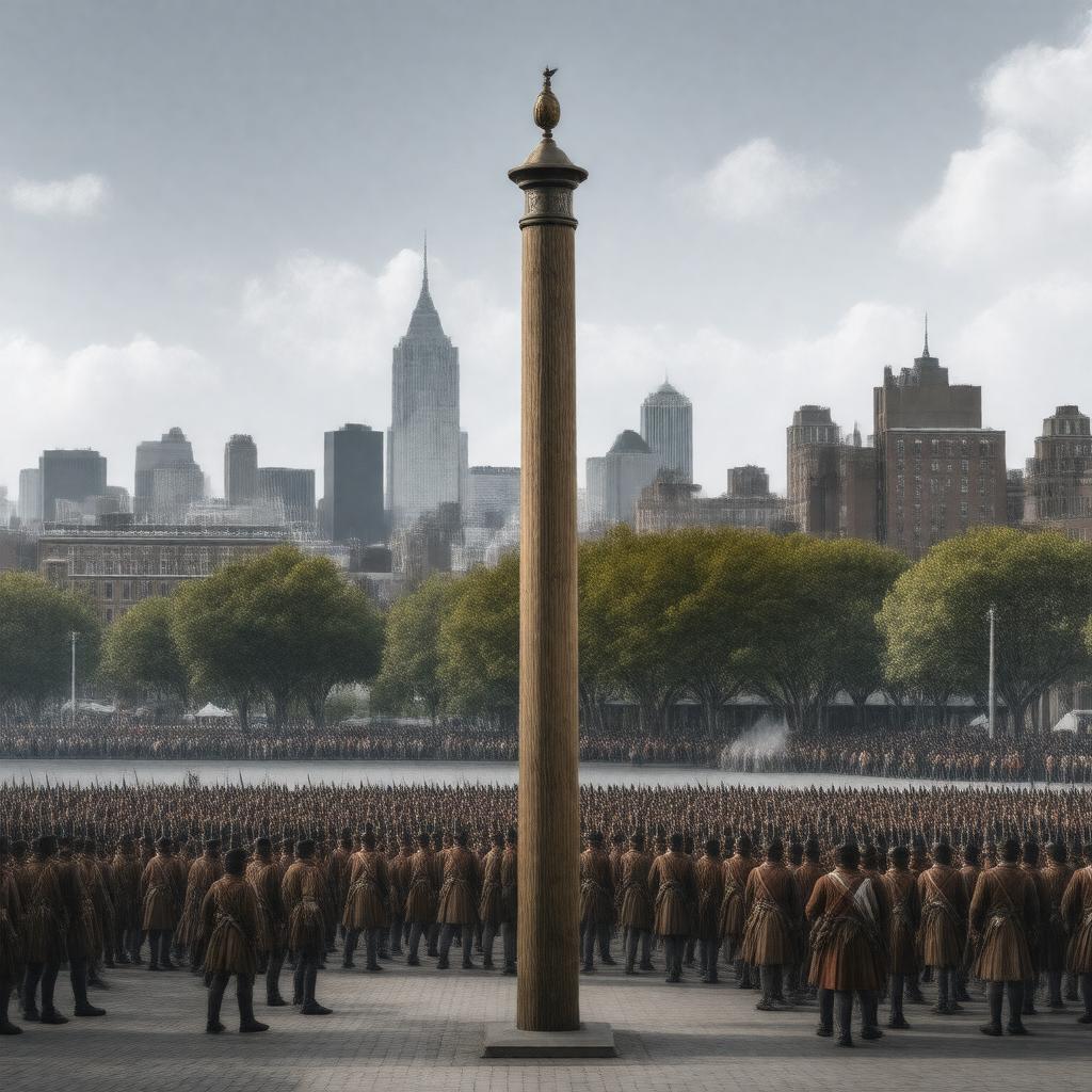 Click to view larger image AI-created image of Liberty Pole