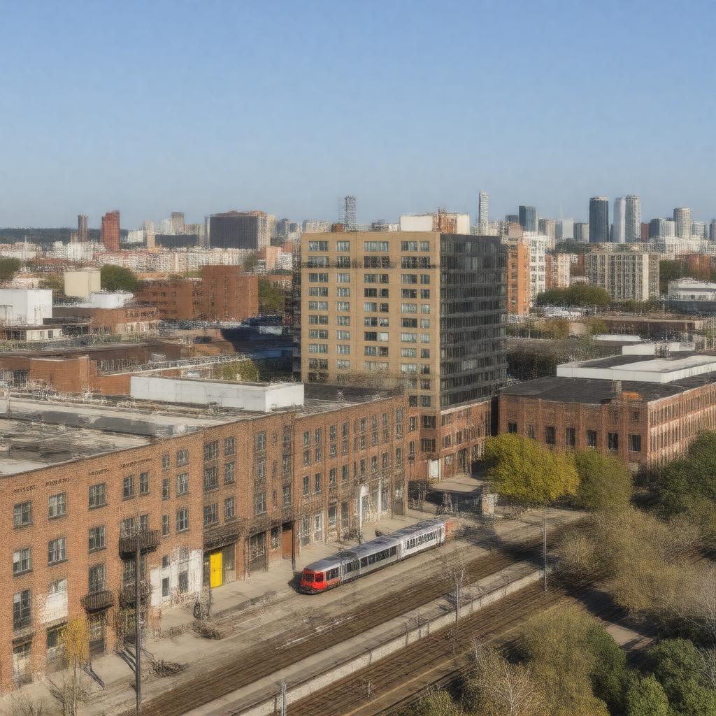 Click to view larger image AI-created image of Liberty Village