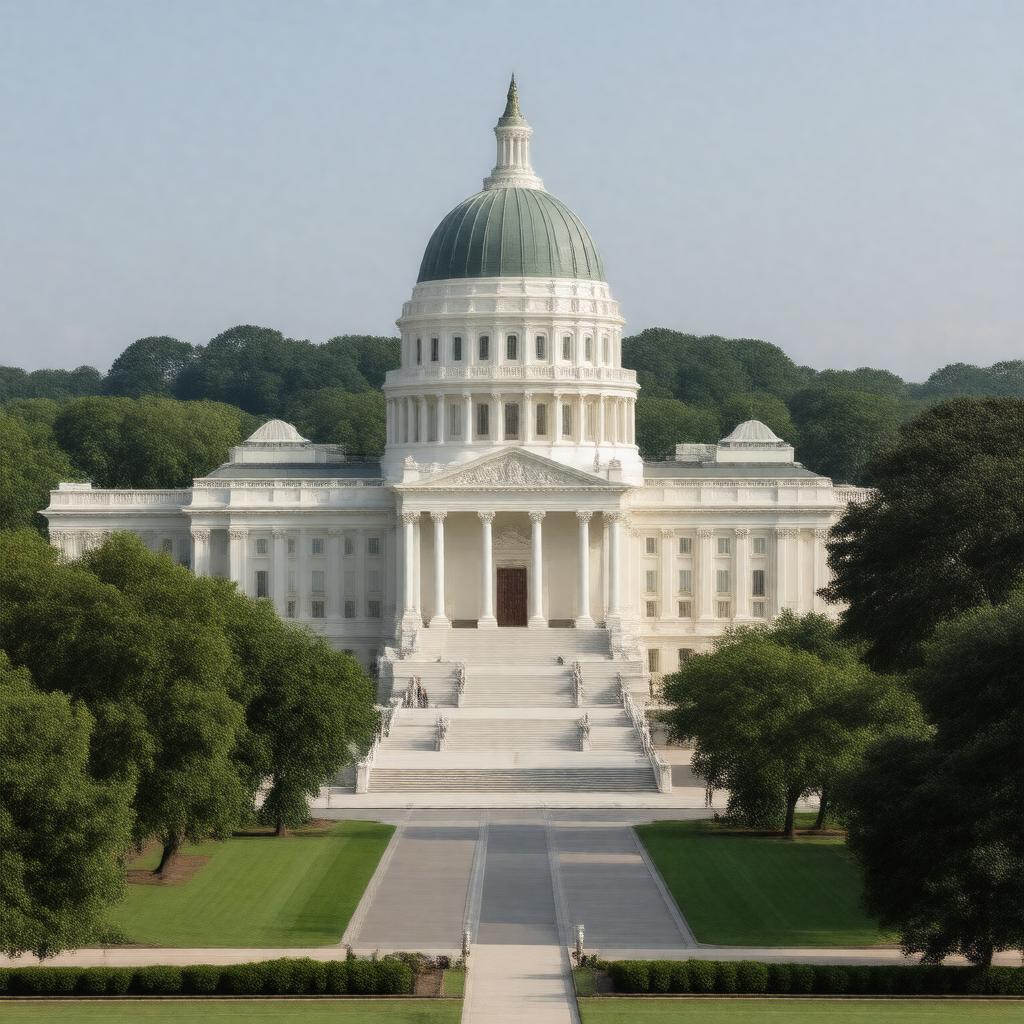 AI-created image of Library of Congress
