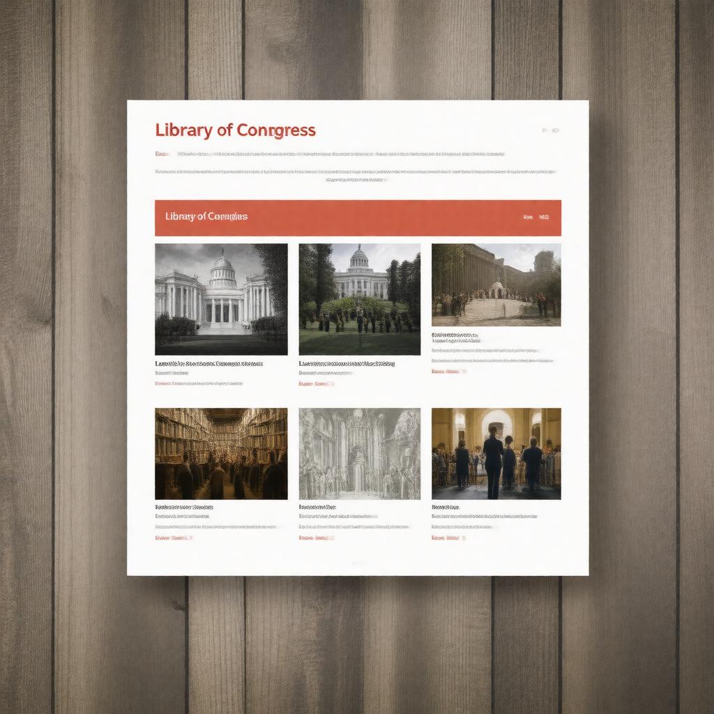 AI-created image of Library of Congress Blog