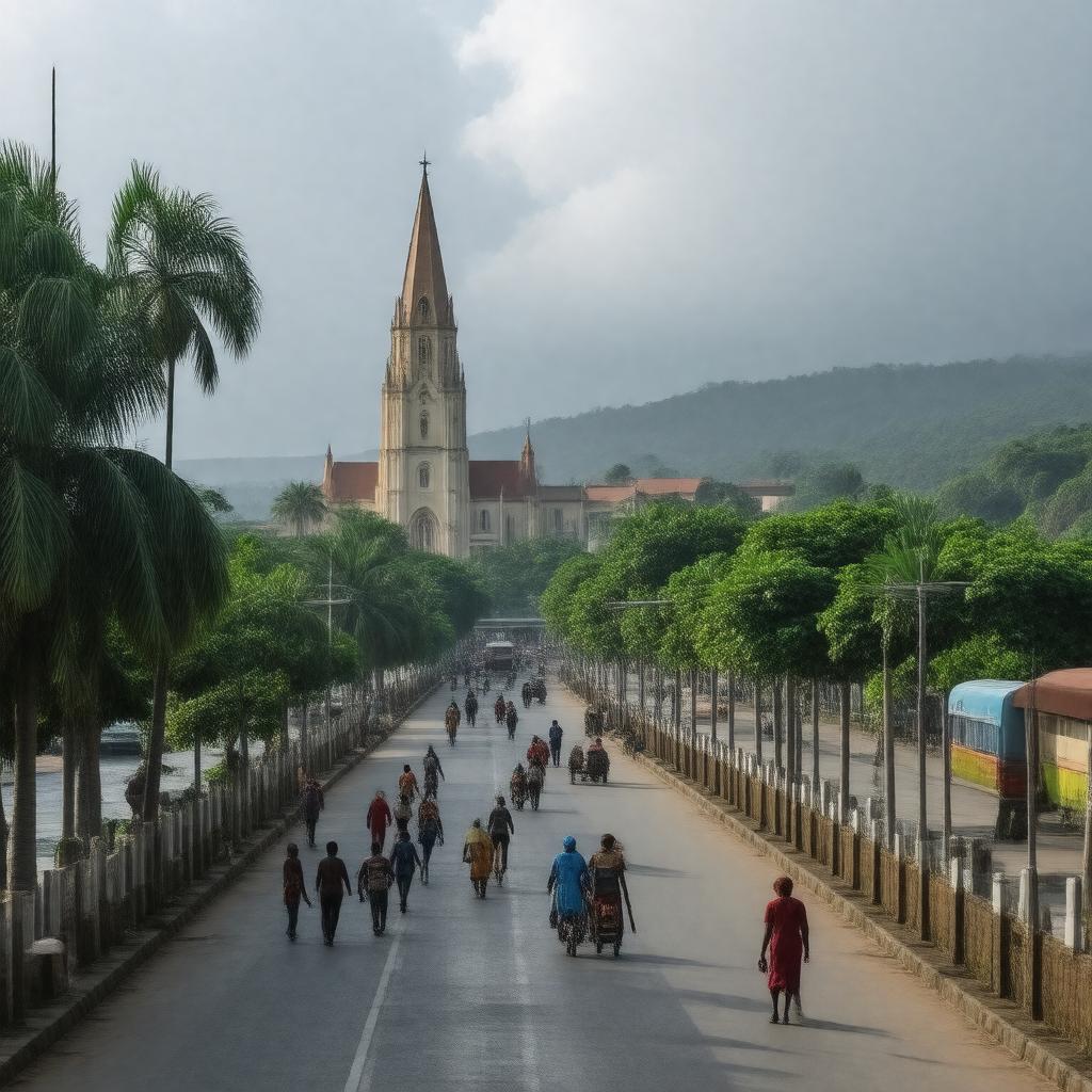 AI-created image of Libreville