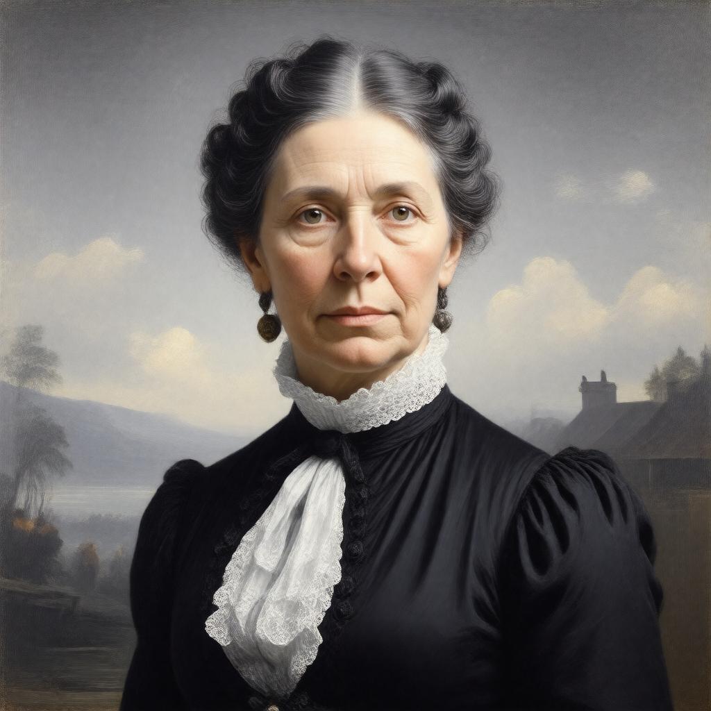 AI-created image of Lidian Emerson