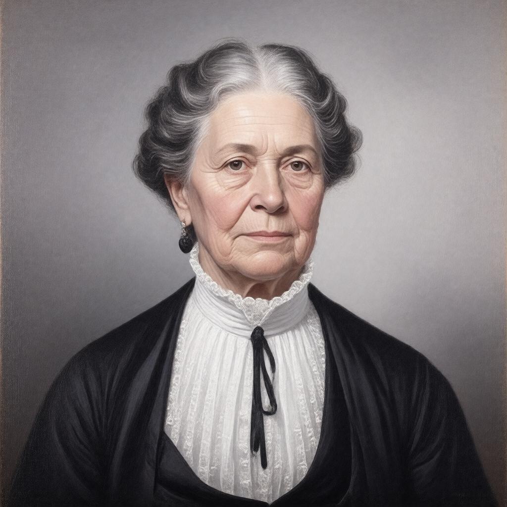 AI-created image of Lidian Jackson Emerson