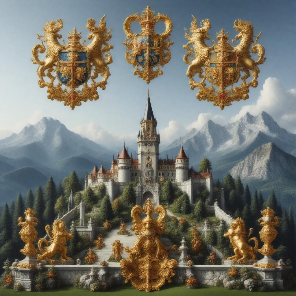 AI-created image of Liechtenstein Princely Family