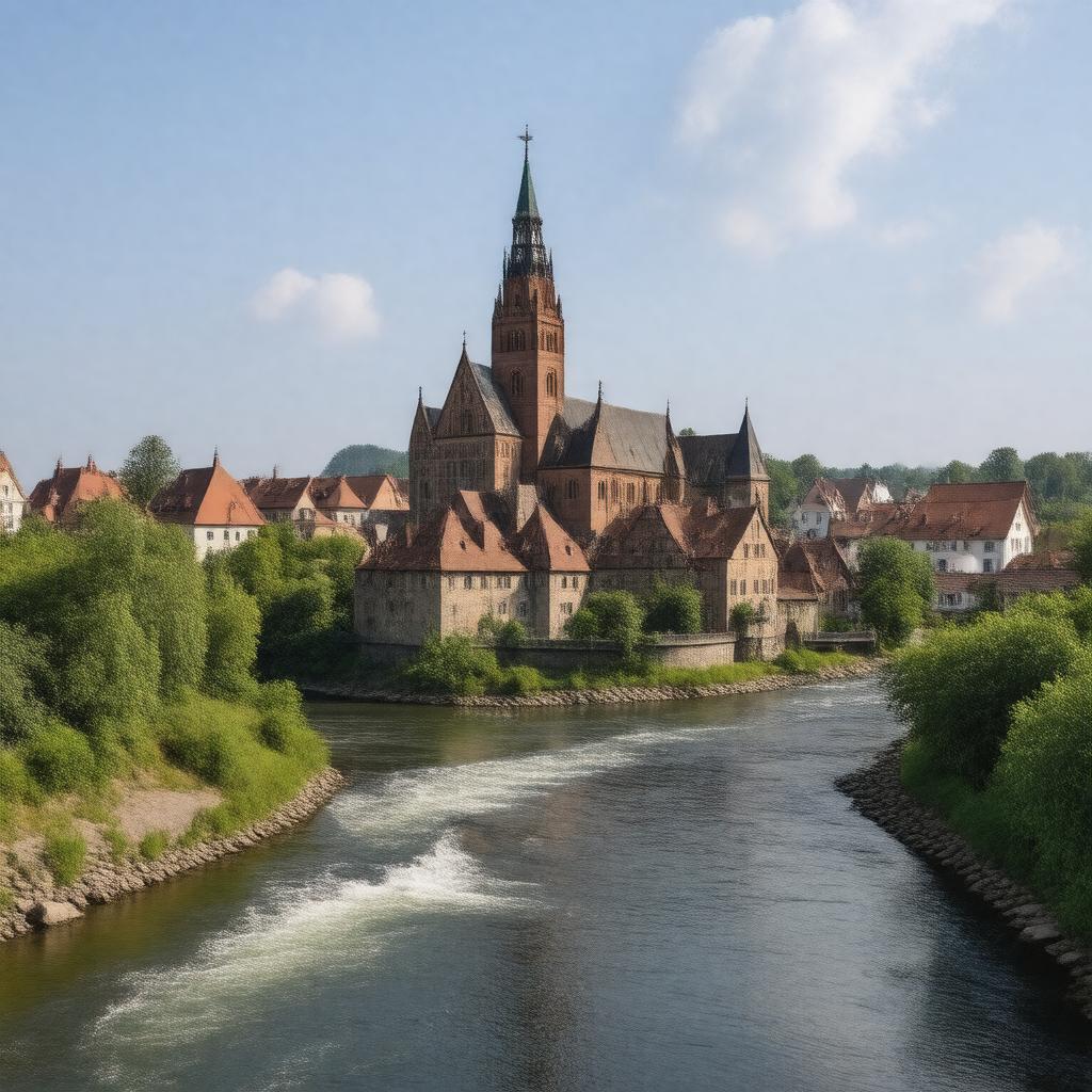 AI-created image of Liegnitz