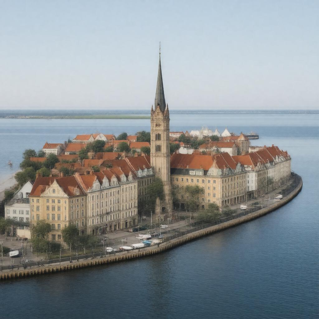 AI-created image of Liepāja, Latvia