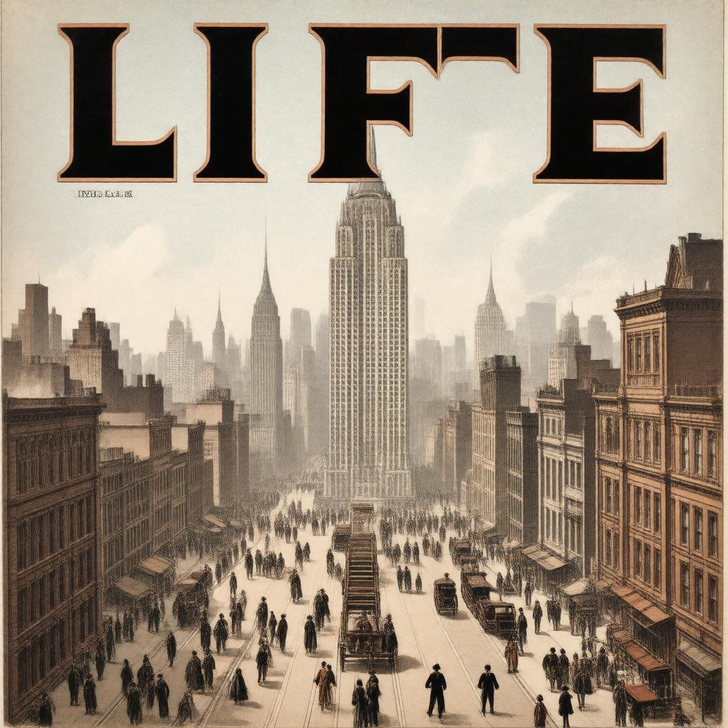 AI-created image of Life (1883–1936)